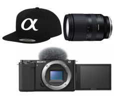 SONY Alpha ZV-E10 Vlogovací kamera + Tamron 17-70mm F/2.8 Di III-A VC RXD pro Sony E (APS-C)