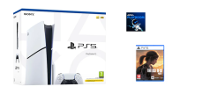 PlayStation 5 Slim, SSD 1TB, Blu-Ray + hra The Last of Us Part I + hra Astro's Playroom (verze s mechanikou)
