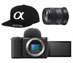 SONY Alpha ZV-E10 II - Vlogovací kamera + SIGMA 18-50mm F2.8 DC DN Contemporary pro Sony E