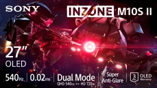 SONY INZONE M10S II (SDM-27Q102) - herní monitor 27", 1440p, OLED, 540Hz, 0.02ms