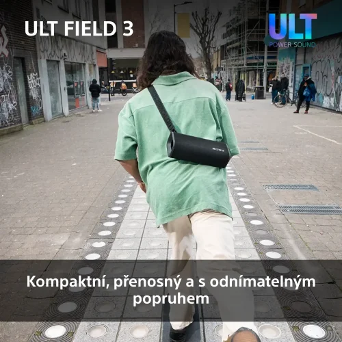 SONY ULT FIELD 3 Black - Bluetooth reproduktor (SRS-ULT30)
