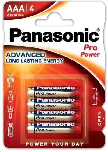 AAA baterie Panasonic LR03 1,5V - 4 kusy blistr
