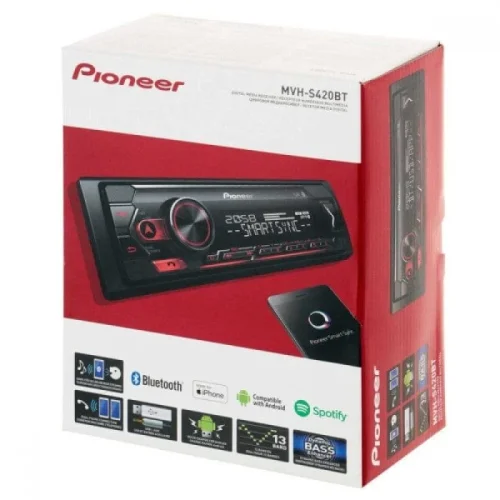 Pioneer MVH-S420BT (1DIN autorádio s bluetooth a USB)