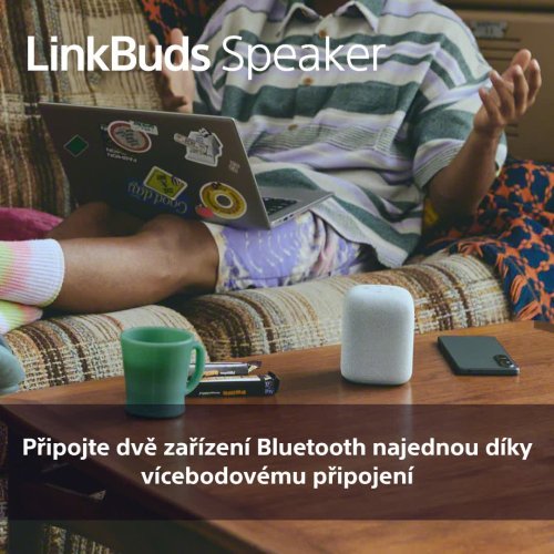 SONY LinkBuds Speaker Černá - Bluetooth reproduktor (SRS-LS1B)