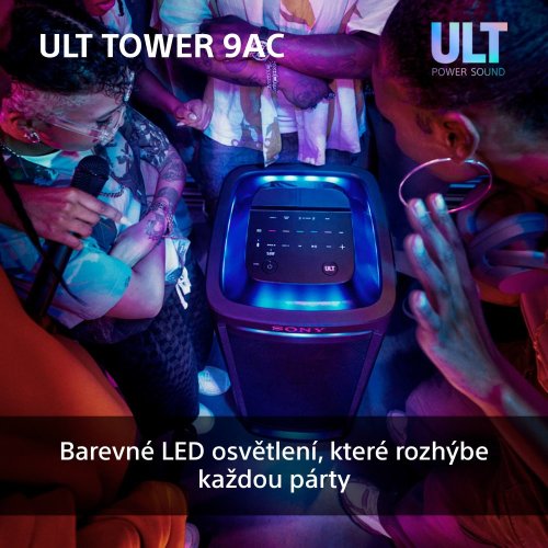 SONY ULT TOWER 9AC Black - Karaoke party systém (SRS-ULT900AC)