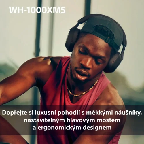 SONY WH-1000XM5 Black (Bluetooth sluchátka s noise cancelling)