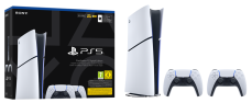 PlayStation 5 Slim, SSD 825GB Digital 2X DualSense + hra Astro's Playroom (verze bez mechaniky)