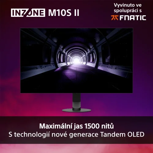 SONY INZONE M10S II (SDM-27Q102) - herní monitor 27", 1440p, OLED, 540Hz, 0.02ms