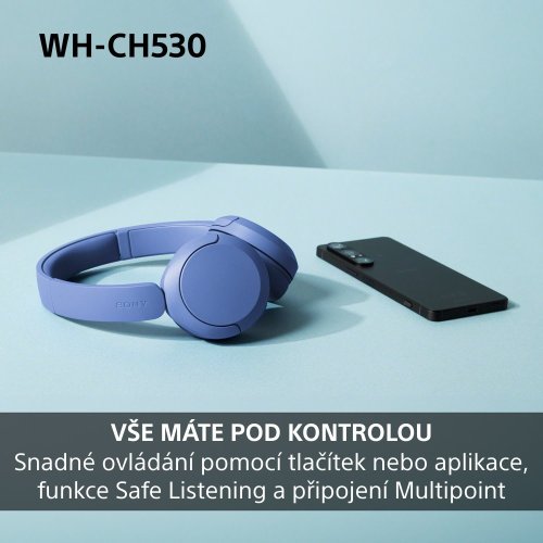 SONY WH-CH530 Černá (Bluetooth sluchátka)