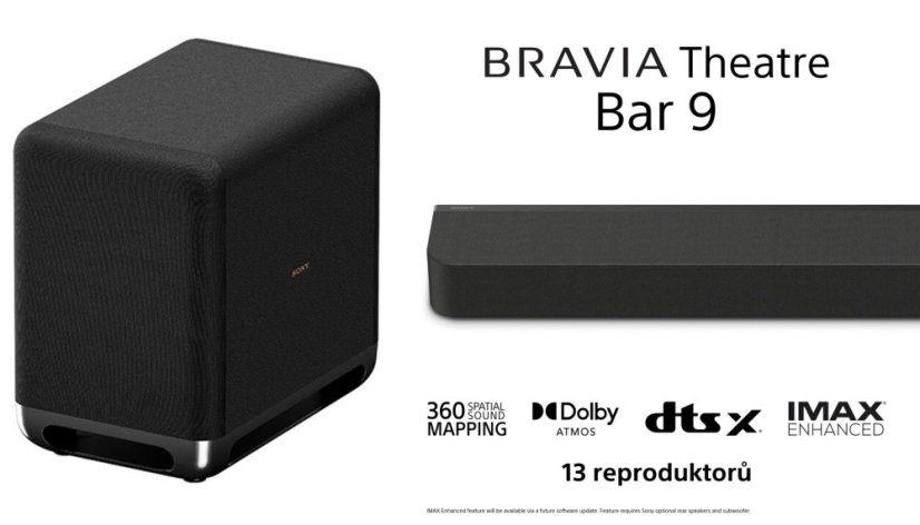 SONY BRAVIA Theatre Bar 9 (HT-A9000) + SONY SA-SW5 (Volitelný subwoofer)
