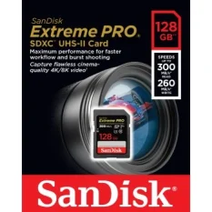 SanDisk Extreme PRO SDXC UHS-II 128 GB (SD karta 128GB V90)