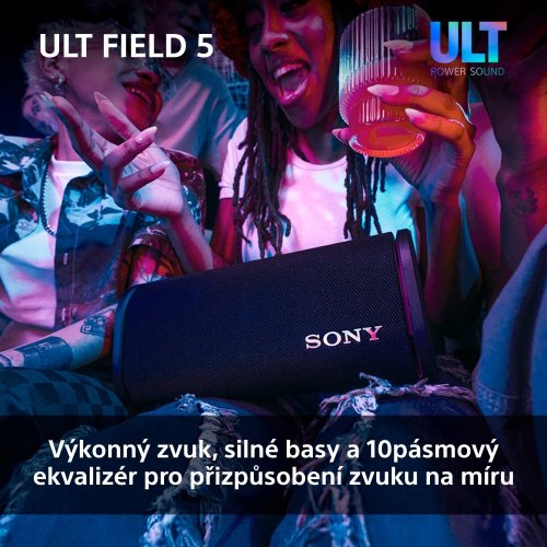 SONY ULT FIELD 5 Black - Bluetooth reproduktor (SRS-ULT50)