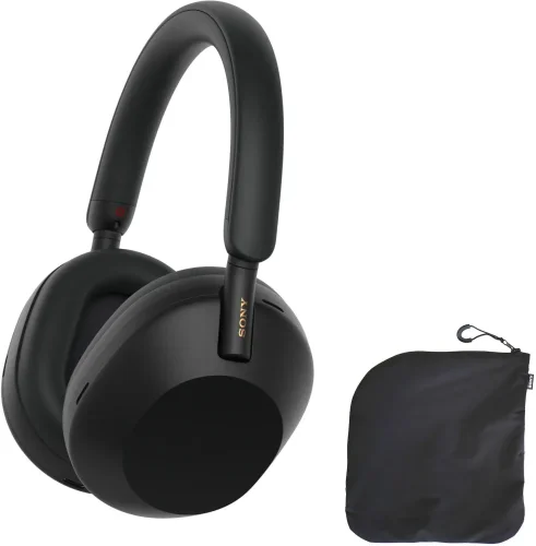 SONY WH-1000XM5 Soft Case Black (Bluetooth sluchátka s noise cancelling) -ROZALENO, CHYBÍ MĚKKÉ POUZDRO