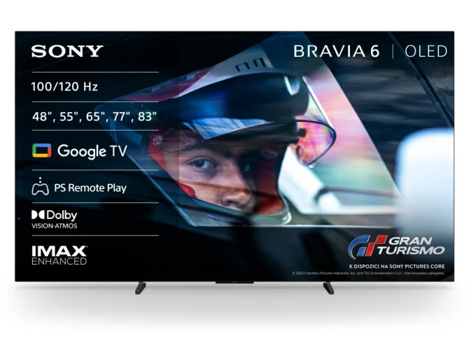 SONY BRAVIA 6 | 55" 4K HDR OLED, Dolby Vision, Google TV (K55A65)