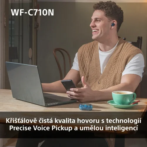 SONY WF-C710N Růžová (Bluetooth sluchátka s noise cancelling)