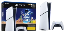 PlayStation 5 Slim, SSD 1TB Digital+ hra Astro Bot + hra Astro's Playroom (verze bez mechaniky)
