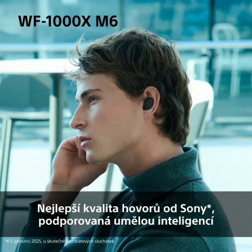 SONY WF-1000XM6 Platinum Silver (Bluetooth sluchátka s noise cancelling)