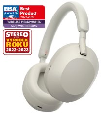 SONY WH-1000XM5 Silver (Bluetooth sluchátka s noise cancelling)