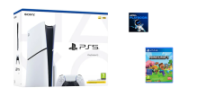 PlayStation 5 Slim, SSD 1TB, Blu-Ray + hra Minecraft + hra Astro's Playroom (verze s mechanikou)