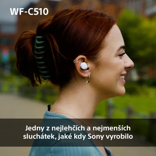 SONY WF-C510 White (Bluetooth sluchátka)