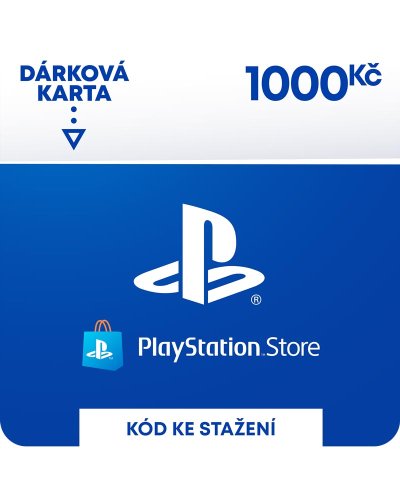PlayStation Store - Dárková karta 1000Kč (pouze pro CZ účty) - Digitální doručení