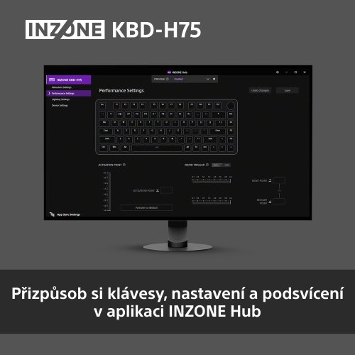 SONY INZONE KBD-H75 - gaming klávesnice (KBD-G900)