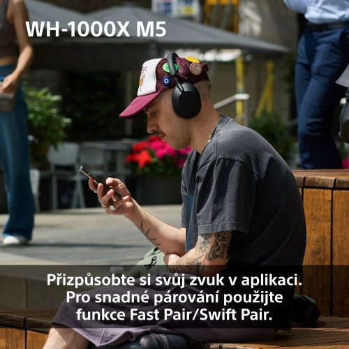 SONY WH-1000XM5 Black (Bluetooth sluchátka s noise cancelling)