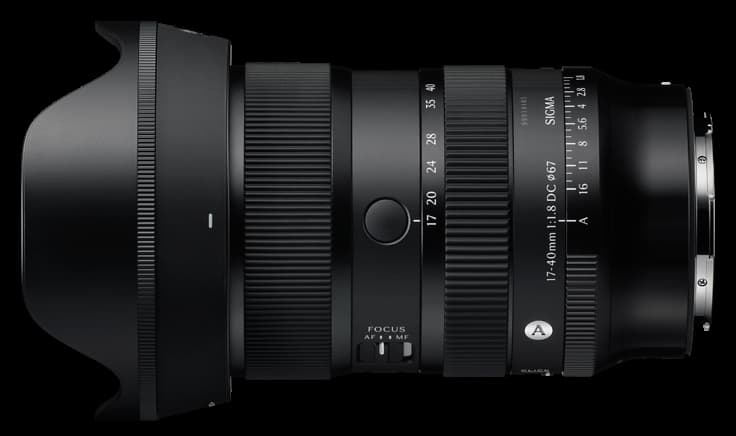 Sigma 17-40mm f/1.8 DC Art pro Sony E