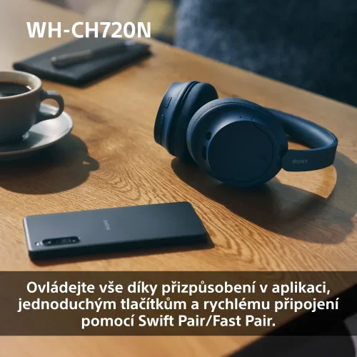 SONY WH-CH720N Růžová (Bluetooth sluchátka s noise cancelling)