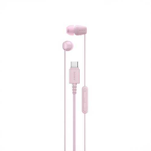 SONY IER-EX15C Růžová (Kabelová sluchátka s USB-C a mikrofonem)