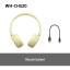 SONY WH-CH520 Žlutá  (Bluetooth sluchátka)