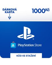 PlayStation Store - Dárková karta 1000Kč (pouze pro CZ účty) - Digitální doručení