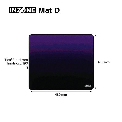 SONY INZONE Mat D - Herní podložka pod myš (MPD-D700)