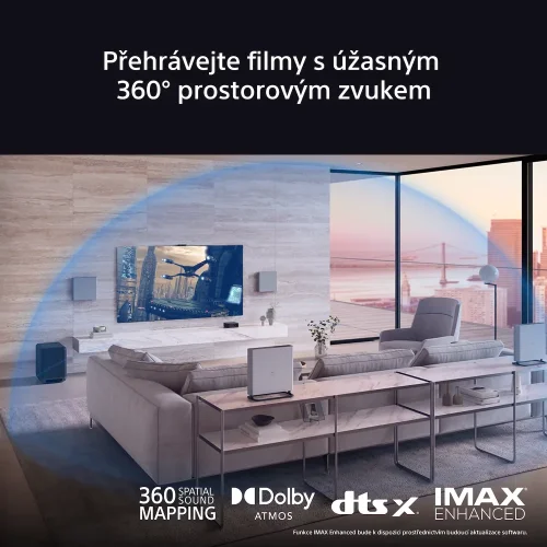 SONY BRAVIA Theatre Quad (HT-A9M2) - IMAX Enhanced, Dolby Atmos, výkon 504W