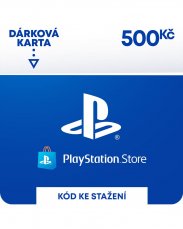 PlayStation Store - Dárková karta 500Kč (pouze pro CZ účty) - Digitální doručení