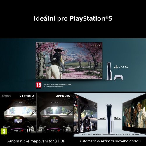 SONY BRAVIA 3 II - 50" 4K HDR Direct LED 120Hz, Google TV (K50XR35M2)