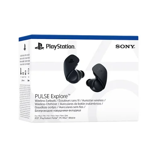 Bezdrátová earbuds sluchátka SONY PULSE Explore Midningt Black - pro konzoli PS5, PS Portal a PS VR2