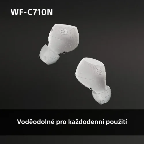 SONY WF-C710N Bílá (Bluetooth sluchátka s noise cancelling)