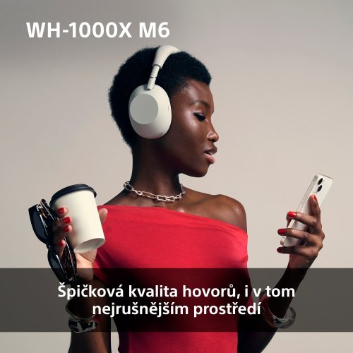 SONY WH-1000XM6 Silver (Bluetooth sluchátka s noise cancelling)