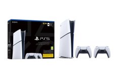 PlayStation 5 Slim, SSD 1TB Digital 2X DualSense + hra Astro's Playroom (verze bez mechaniky)