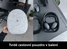Bezdrátová sluchátka s mikrofonem SONY PULSE Elite White + tvrdé pouzdro - pro konzoli PS5, PS Portal, PS VR2 a PS4