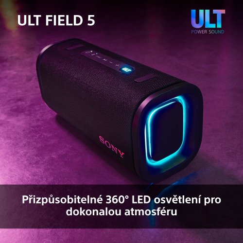 SONY ULT FIELD 5 Black - Bluetooth reproduktor (SRS-ULT50)
