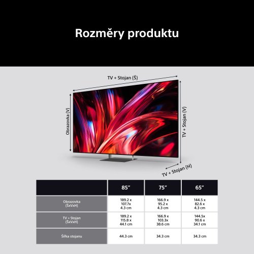 SONY BRAVIA 9 II True RGB - 85" 4K, 120Hz, XR procesor, CalMAN kalibrace, Google TV (K85XR95M2)
