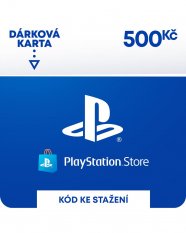 PlayStation Store - Dárková karta 500Kč (pouze pro CZ účty) - Fyzické doručení