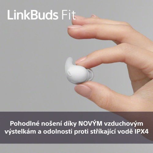 SONY Linkbuds Fit Black - Bluetooth sluchátka s noise cancelling (WF-LS910NB)