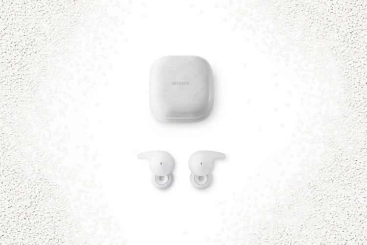 SONY LinkBuds Open Bílá - Bluetooth sluchátka (WF-L910W)