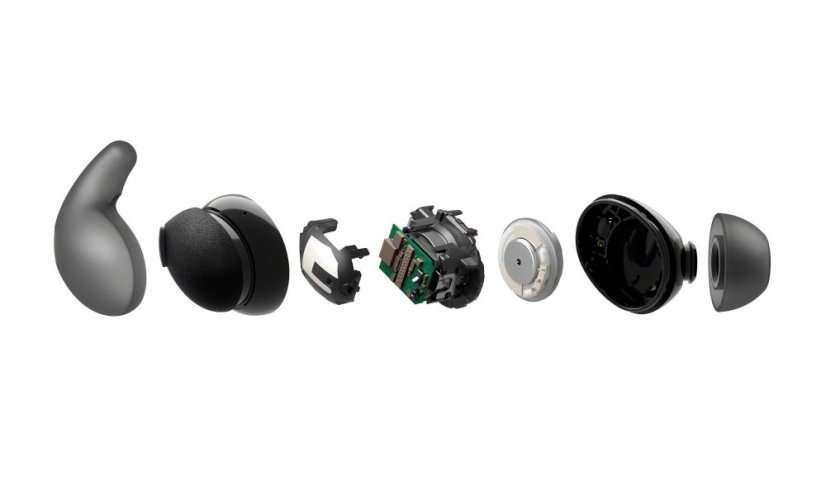 SONY Linkbuds Fit Zelená - Bluetooth sluchátka s noise cancelling (WF-LS910NG)