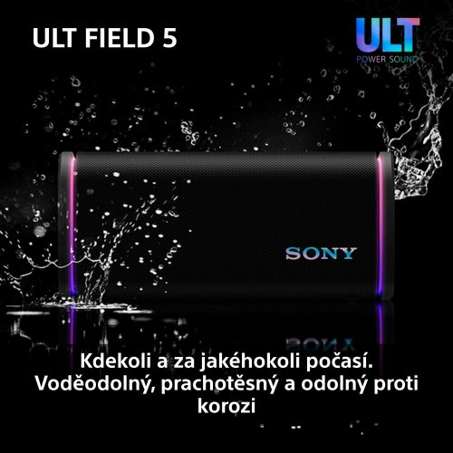 SONY ULT FIELD 5 Black - Bluetooth reproduktor (SRS-ULT50)