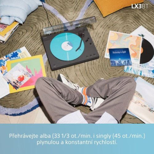 SONY PS-LX3BT (gramofon s bluetooth)