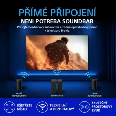 SONY BRAVIA Theatre Rear 9 | Doplňkové bezdrátové zadní reproduktory s celkovým výkonem 180 W (SA-RS9)